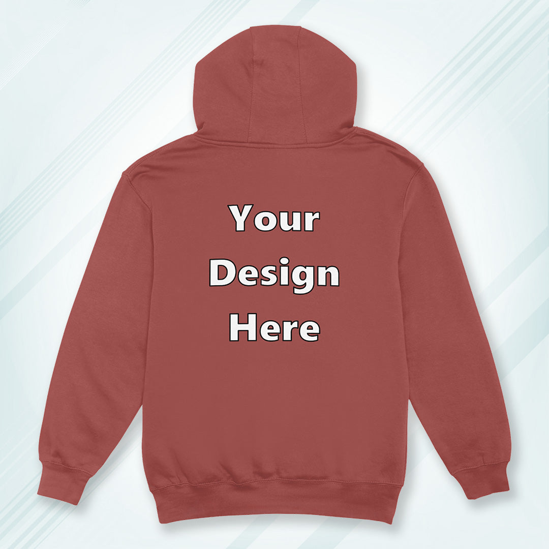 Coral Back Customized Hoodie Sweatshirt | Unisex