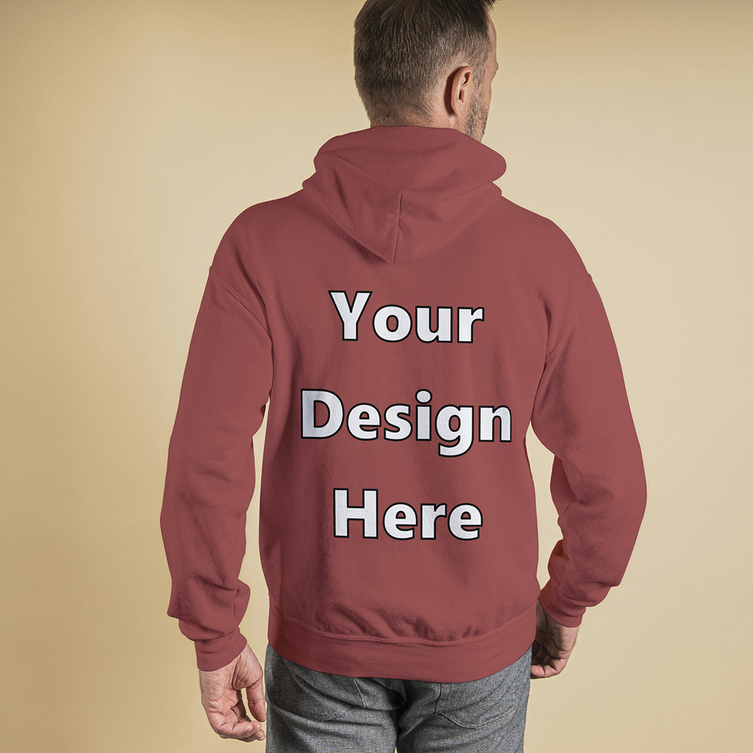 Coral Back Customized Hoodie Sweatshirt | Unisex