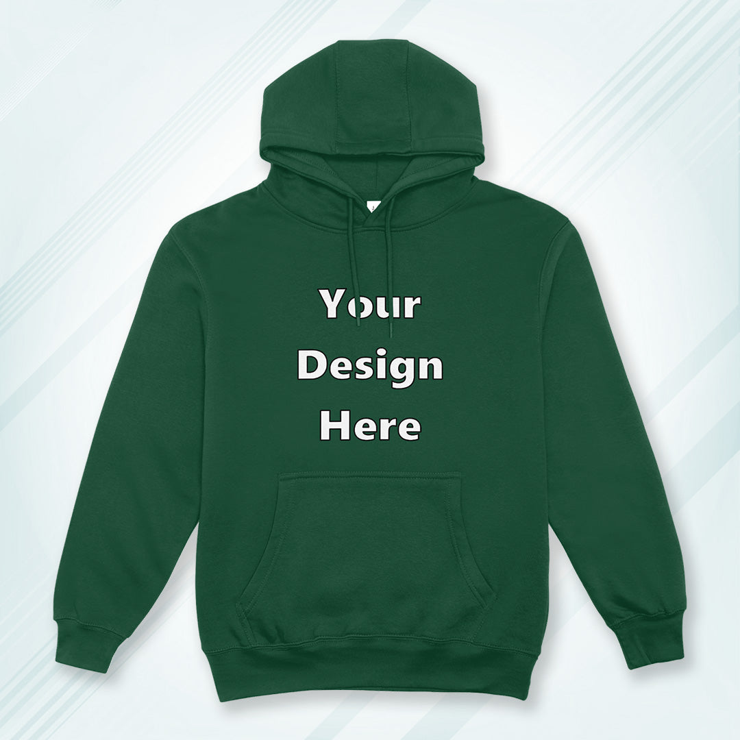 Green Front Customized Hoodie Sweatshirt | Unisex