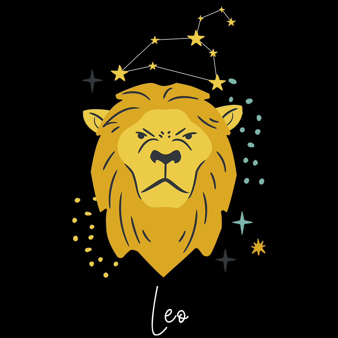 Black Regular Fit Tank Top Leo Horoscope | Women
