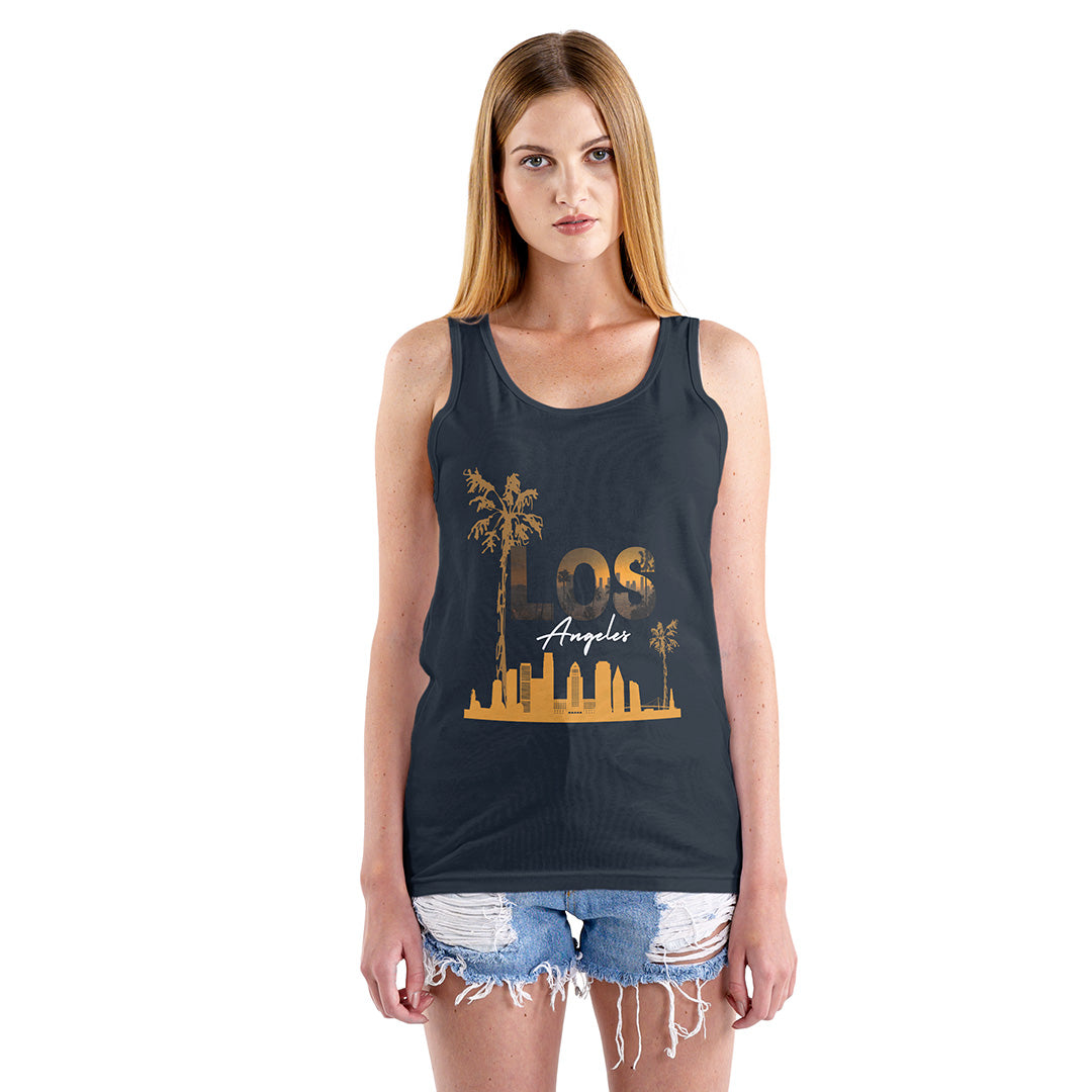 Navy Regular Fit Tank Top Los Angeles | Women