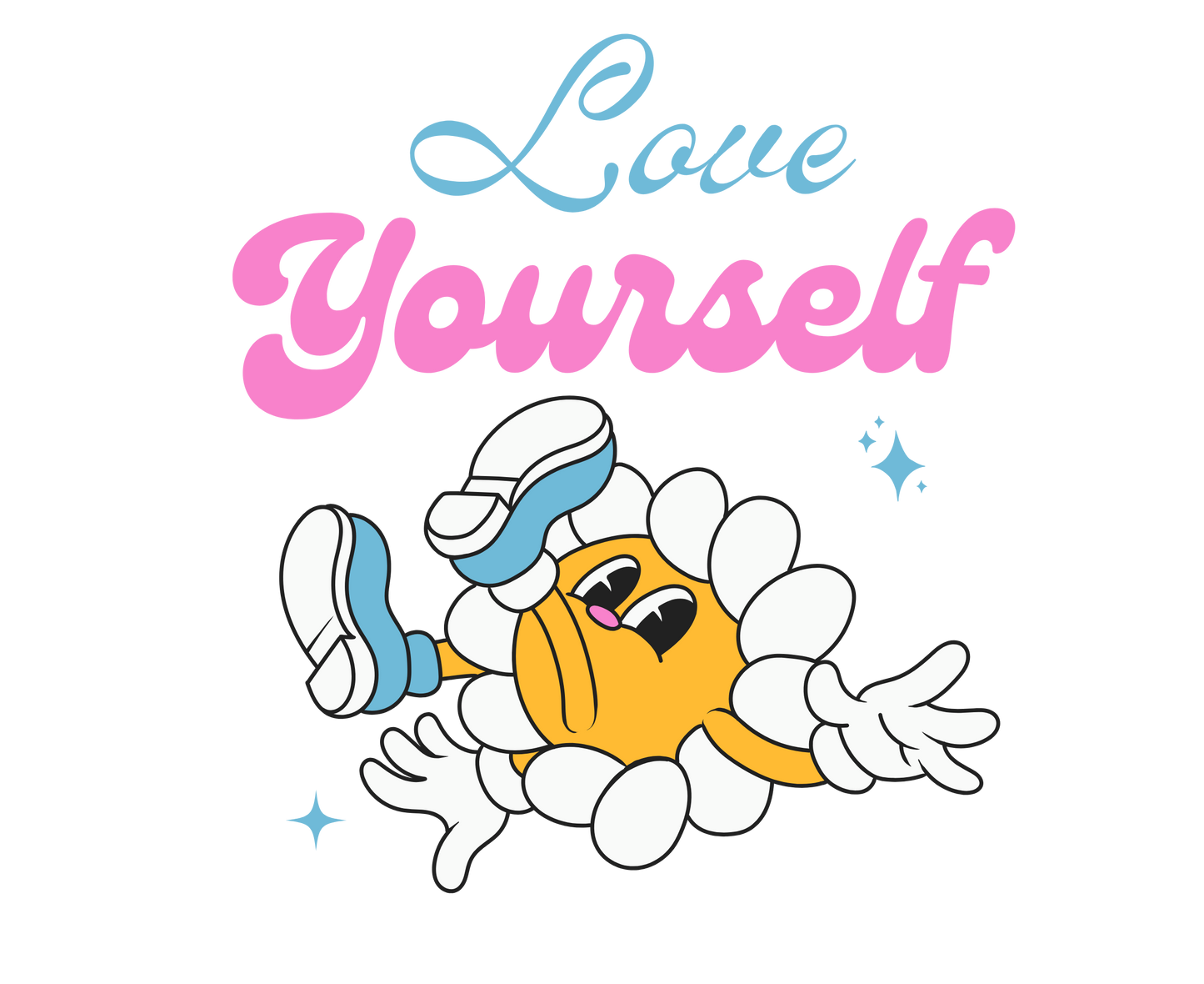White Solid Hooded Sweatshirt | Love Yourself Unisex Hoodies