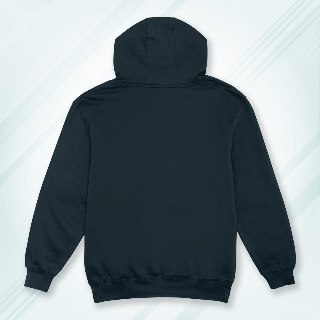 Navy Solid Hooded Sweatshirt | Hoodies