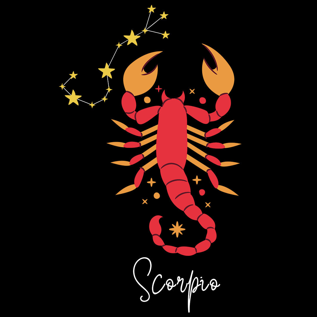Black Regular Fit Tank Top Scorpio Horoscope | Women
