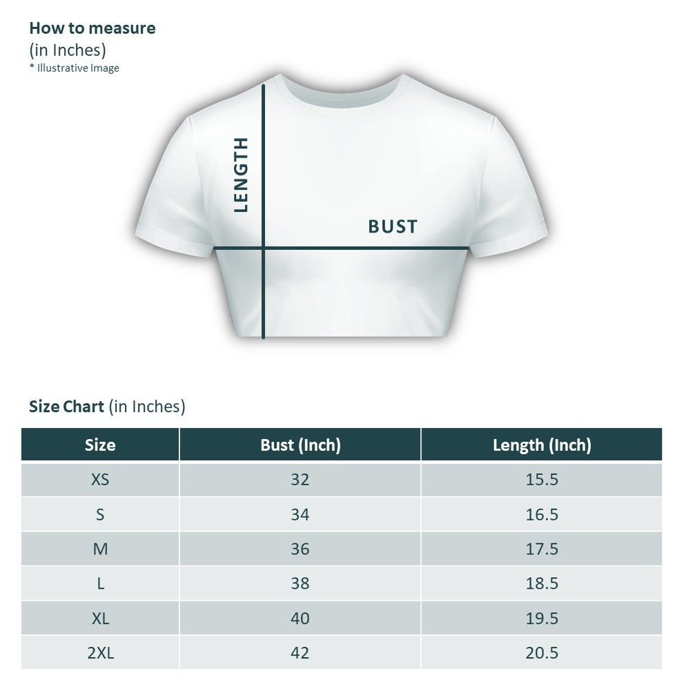 Lavender Customized Regular Fit Crop Top Front Design | Women
