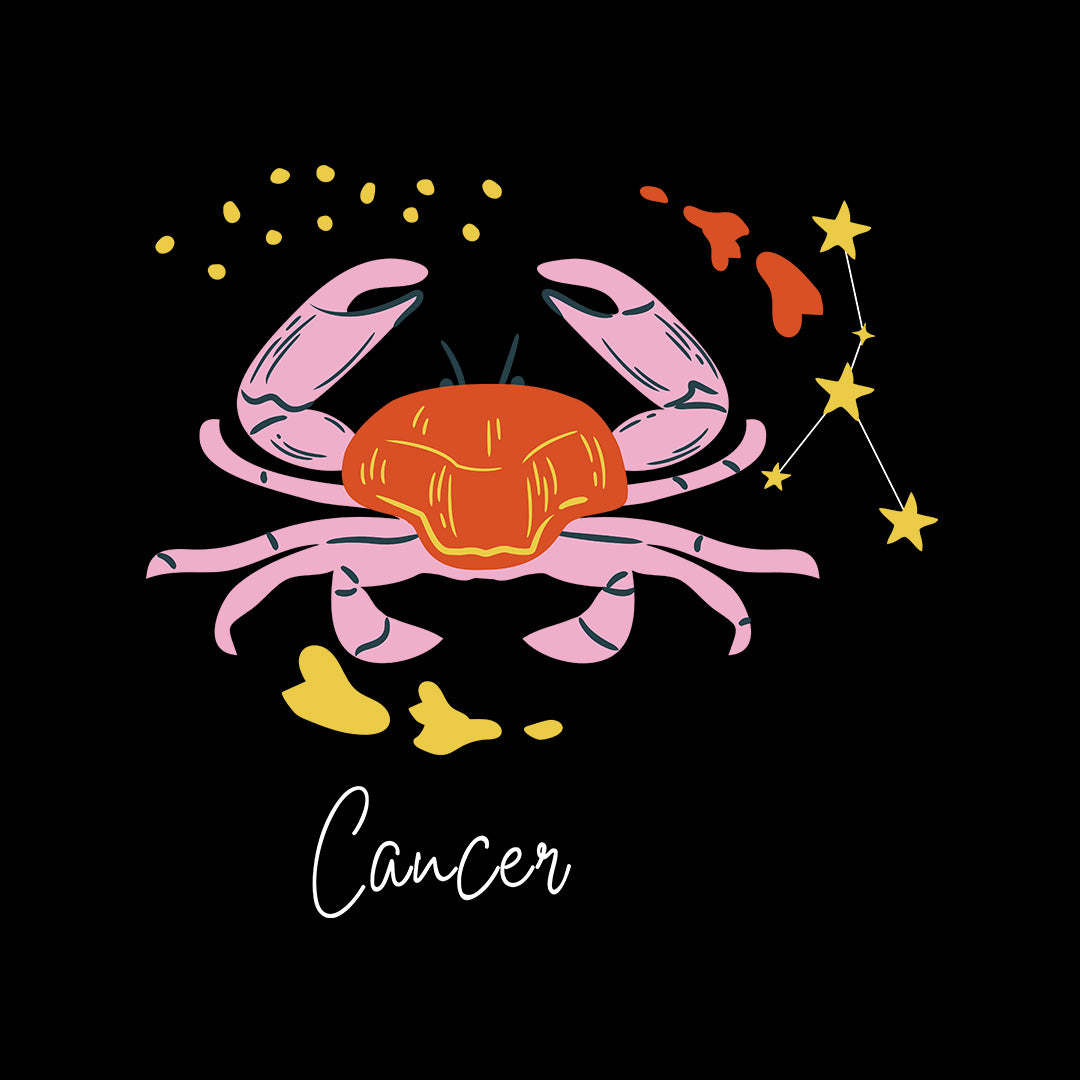 Black Regular Fit Tank Top Cancer Horoscope | Women