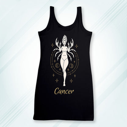 Black Regular Fit Tank Top Cancer | Women
