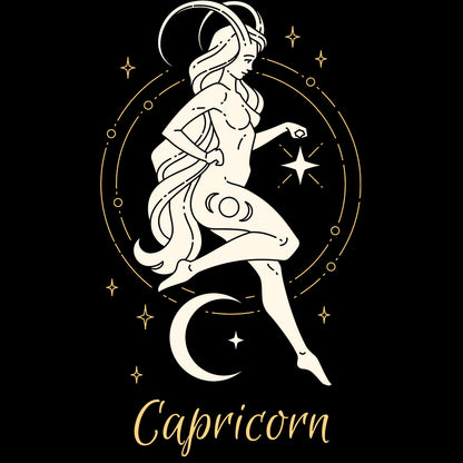 Black Regular Fit Tank Top Capricorn | Women