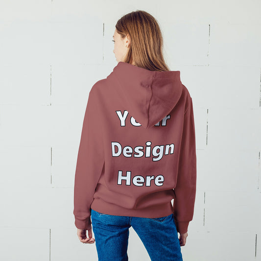 Coral Back Customized Hoodie Sweatshirt | Unisex