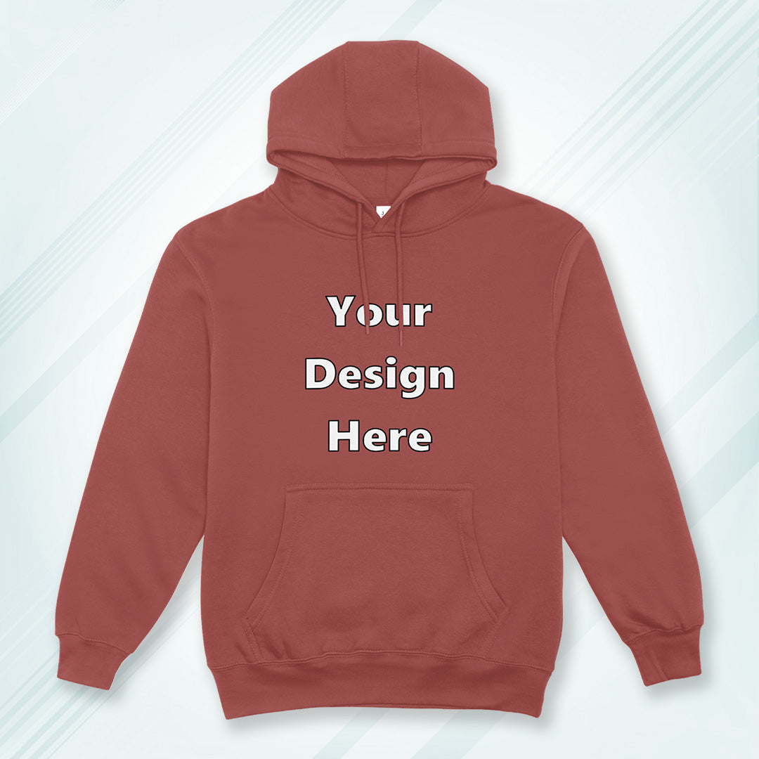 Coral Front Customized Hoodie Sweatshirt | Unisex