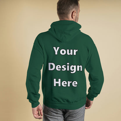 Green Back Customized Hoodie Sweatshirt | Unisex