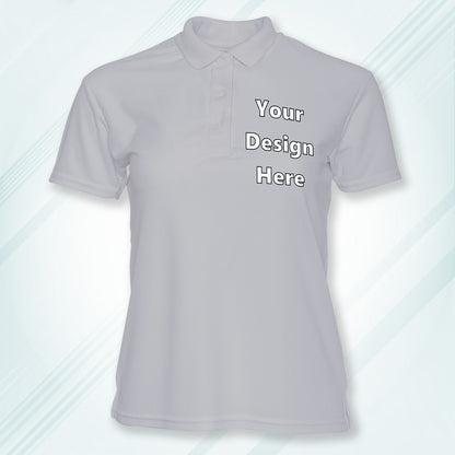 Grey Melange Customized Polo T-Shirt Front Pocket Design Regular Fit | Men