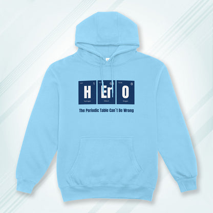 Baby Blue Solid Hooded Sweatshirt | HErO Unisex Hoodies