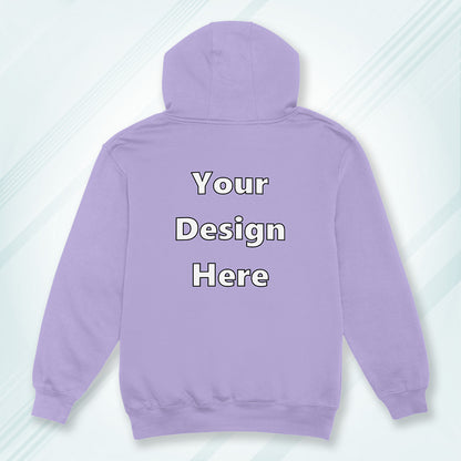 Lavender Back Customized Hoodie Sweatshirt | Unisex