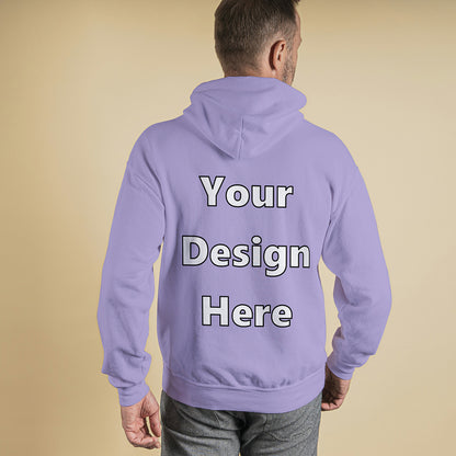 Lavender Back Customized Hoodie Sweatshirt | Unisex