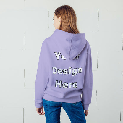 Lavender Back Customized Hoodie Sweatshirt | Unisex