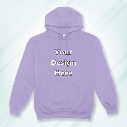 Lavender Front Customized Hoodie Sweatshirt | Unisex