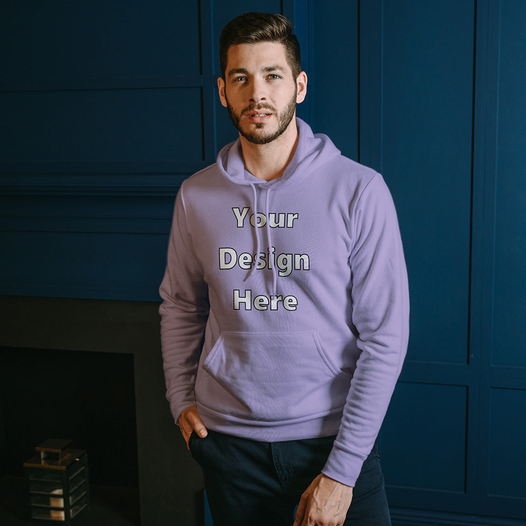 Lavender Front Customized Hoodie Sweatshirt | Unisex