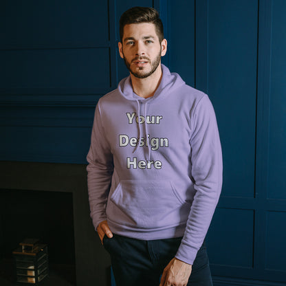 Lavender Front Customized Hoodie Sweatshirt | Unisex