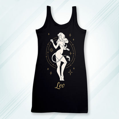 Black Regular Fit Tank Top Leo | Women