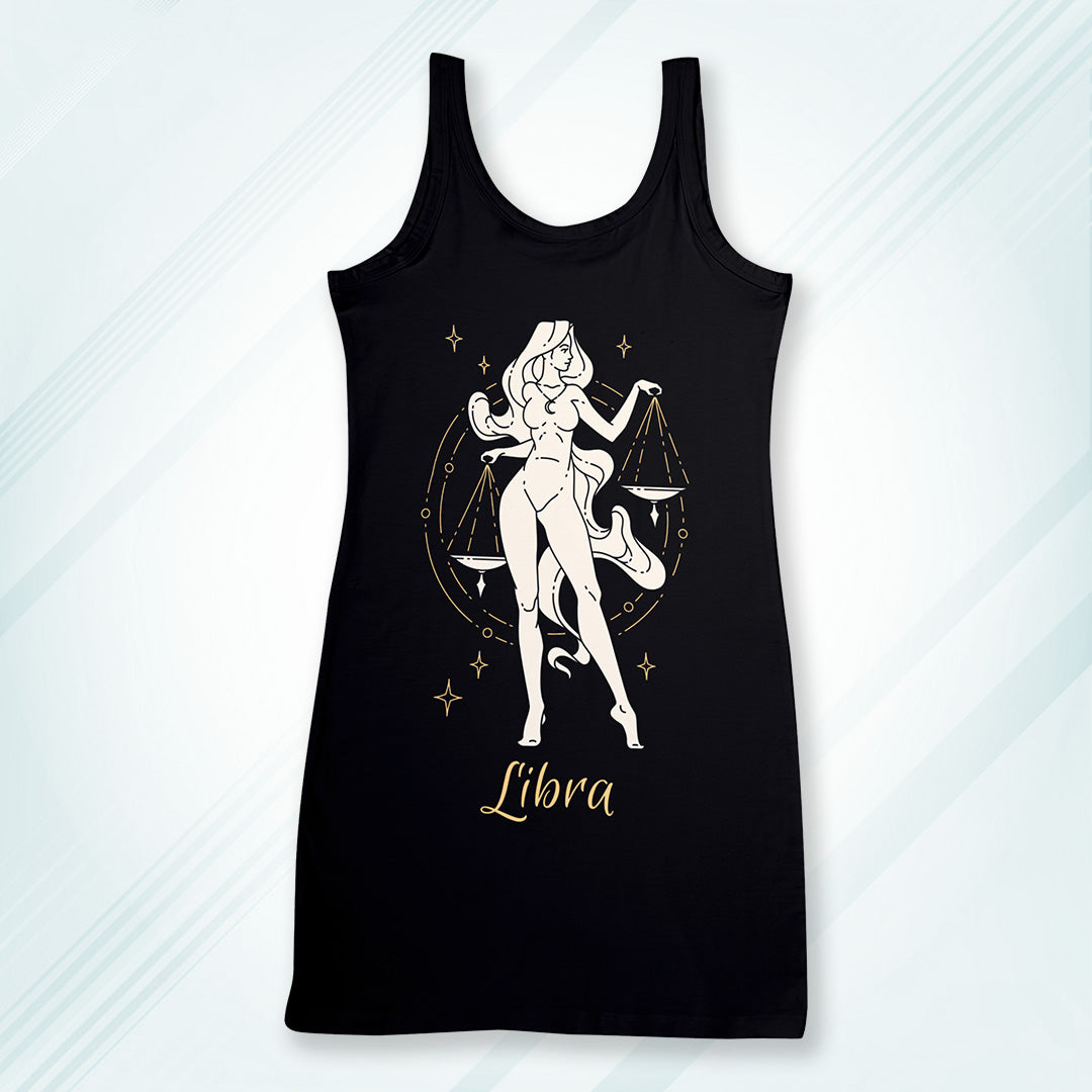 Black Regular Fit Tank Top Libra | Women