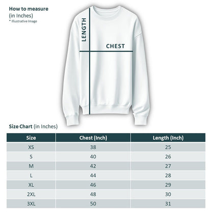 Navy Cotton Solid Sweatshirt for Men & Women