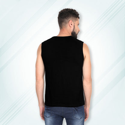 Black Gym Vests, Odour Free, Super Soft & Comfortable | Men