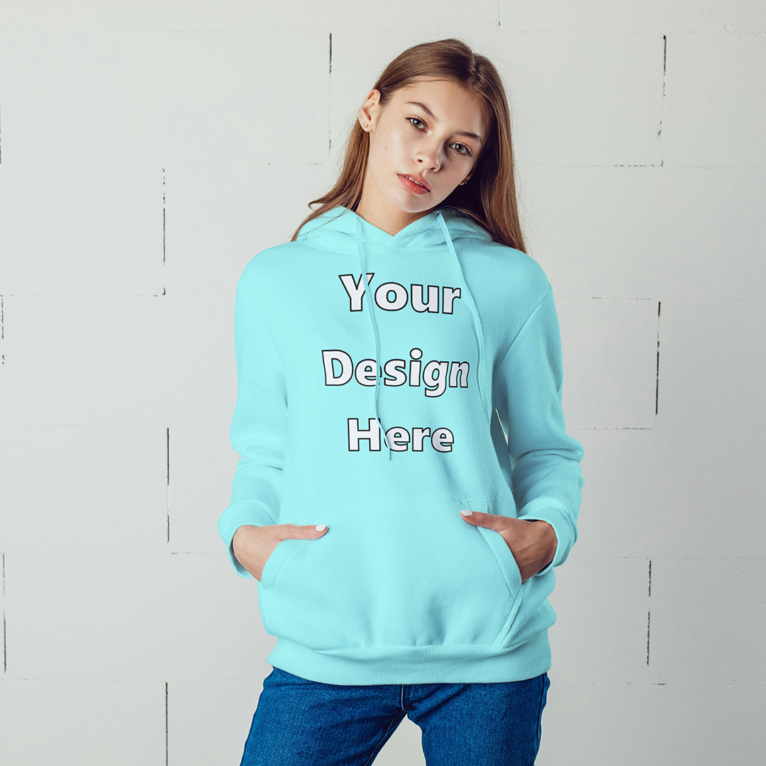 Mint Front Customized Hoodie Sweatshirt | Unisex