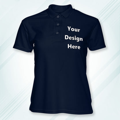 Navy Customized Polo T-Shirt Front Pocket Design Regular Fit | Men