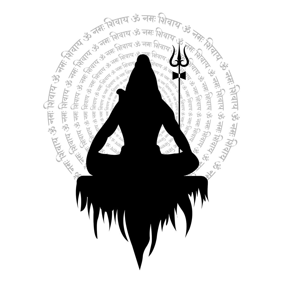White Regular Fit Tank Top Om Namah Shivay | Women