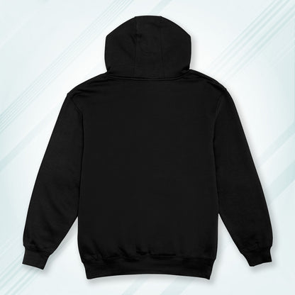 Black Solid Hooded Sweatshirt | Hoodies