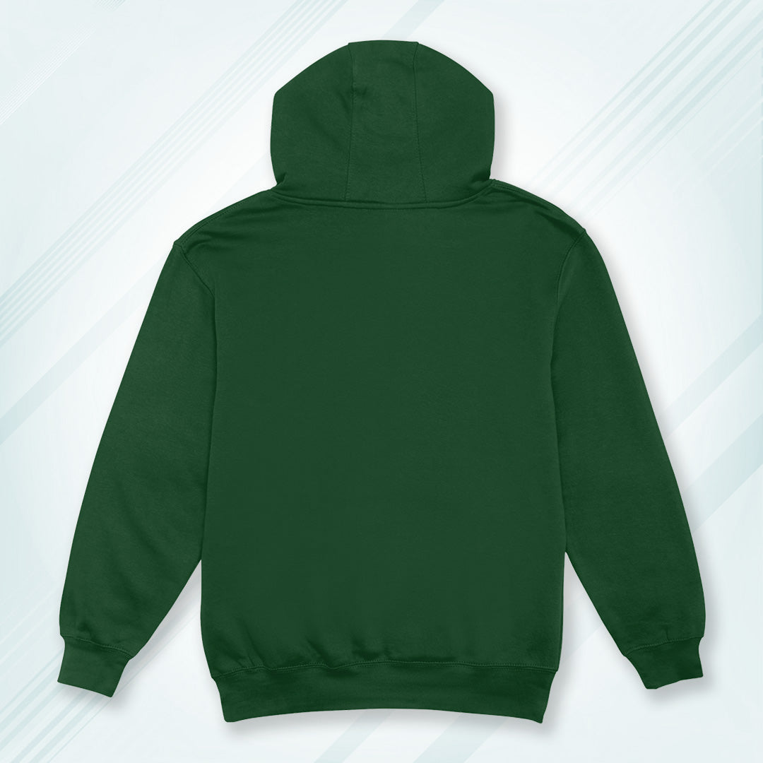 Green Solid Hooded Sweatshirt | Hoodies