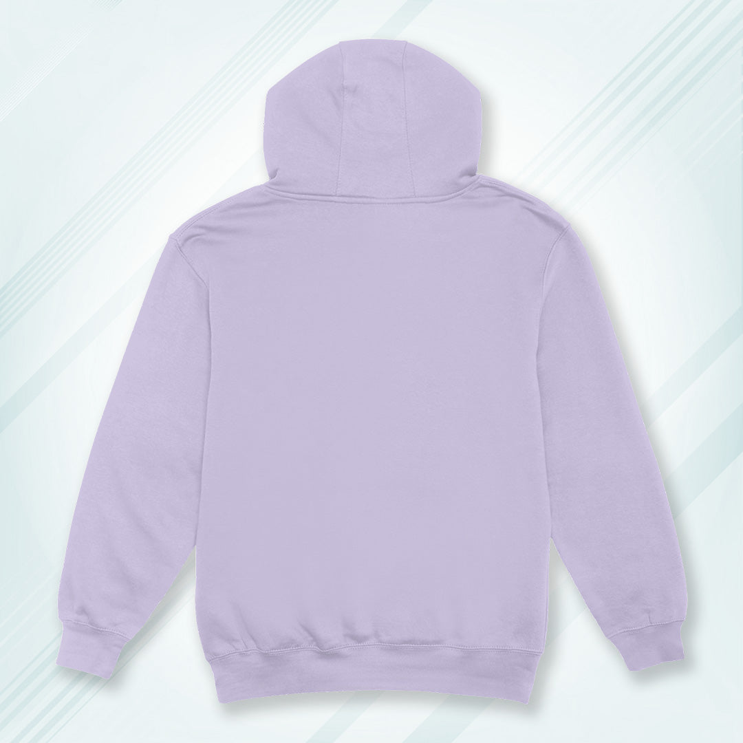 Lavender Solid Hooded Sweatshirt | Hoodies