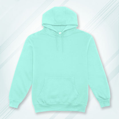 Mint Solid Hooded Sweatshirt | Hoodies
