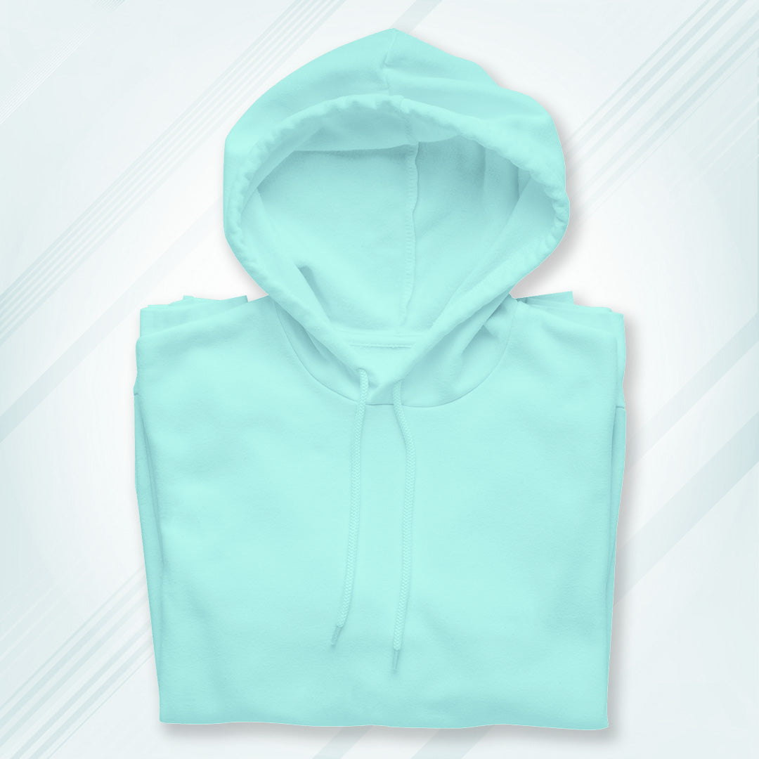 Mint Solid Hooded Sweatshirt | Hoodies