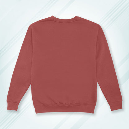 Coral Cotton Solid Sweatshirt for Men & Women