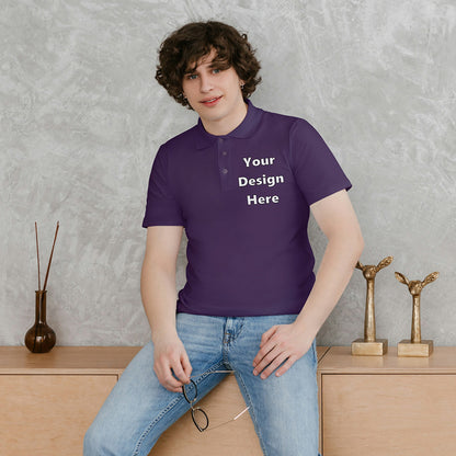 Purple Customized Polo T-Shirt Front Pocket Design Regular Fit | Men