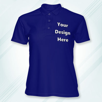 Royal Blue Customized Polo T-Shirt Front Pocket Design Regular Fit | Men
