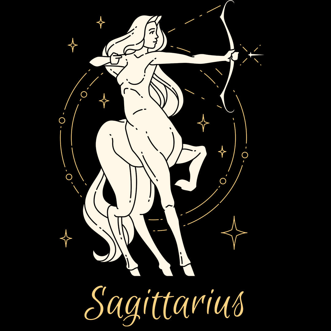 Black Regular Fit Tank Top Sagittarius | Women