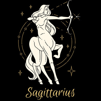 Black Regular Fit Tank Top Sagittarius | Women