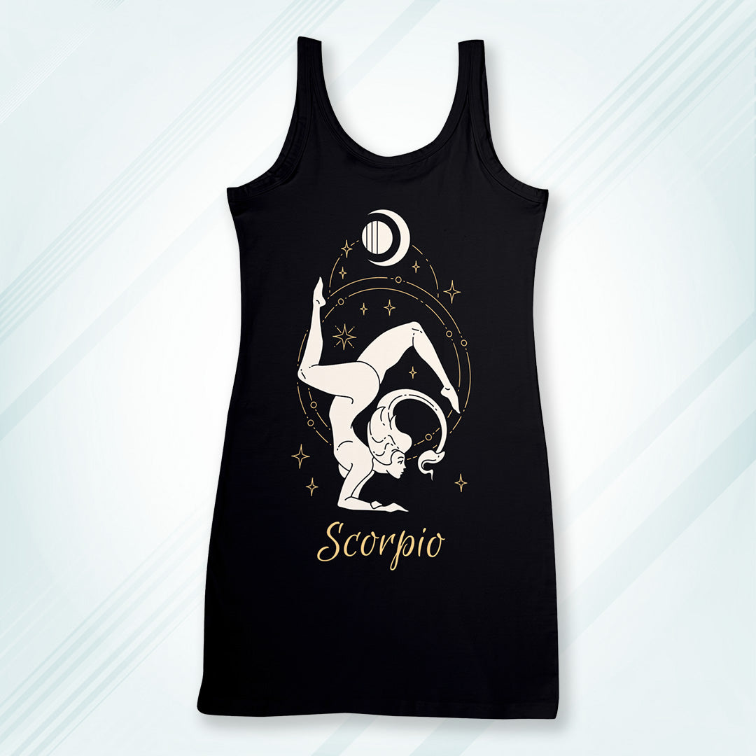 Black Regular Fit Tank Top Scorpio | Women