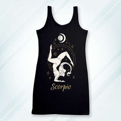 Black Regular Fit Tank Top Scorpio | Women