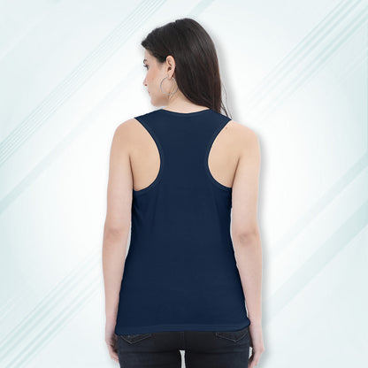 Navy Regular Fit Tank Top | Women