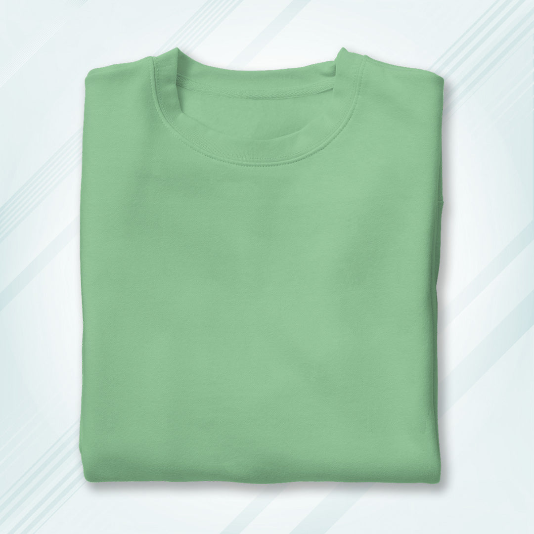 Jade Round Neck Classic Crew Solid T-shirt