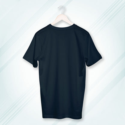 Navy Round Neck Classic Crew Solid T-shirt