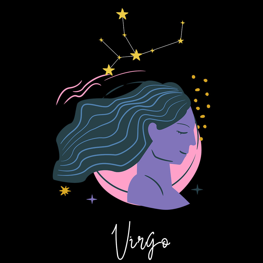Black Regular Fit Tank Top Virgo Horoscope | Women