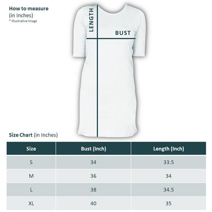 Grey Melange Long T-Shirt Dress | Knee Length 3/4 Quarter Sleeves Cotton Tops with Side Pockets | Women