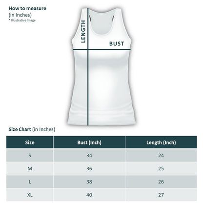 Navy Regular Fit Tank Top Hello Summer | Women